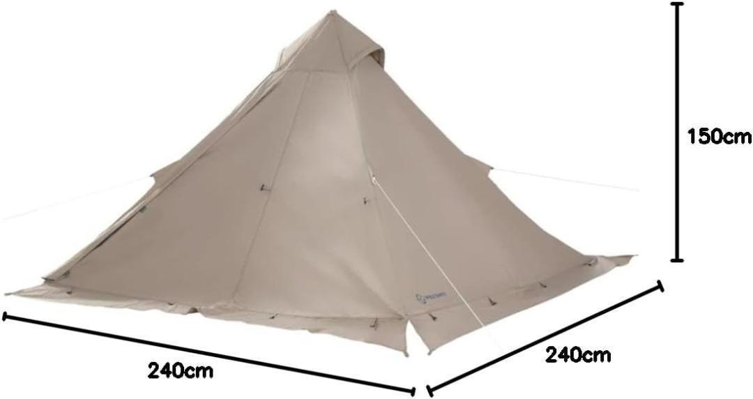 新品 ホールアース ピノマッド テント 1~2人用 WE2LDA11 TC素材 Amazon.co.jp: ホールアース(Whole Earth) EARTH PYNOMAD アース