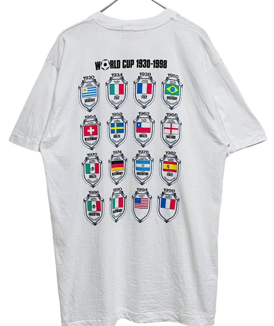 .90s ワールドカップ 1930-1998 サッカー 日本代表 半袖 Tシャツ