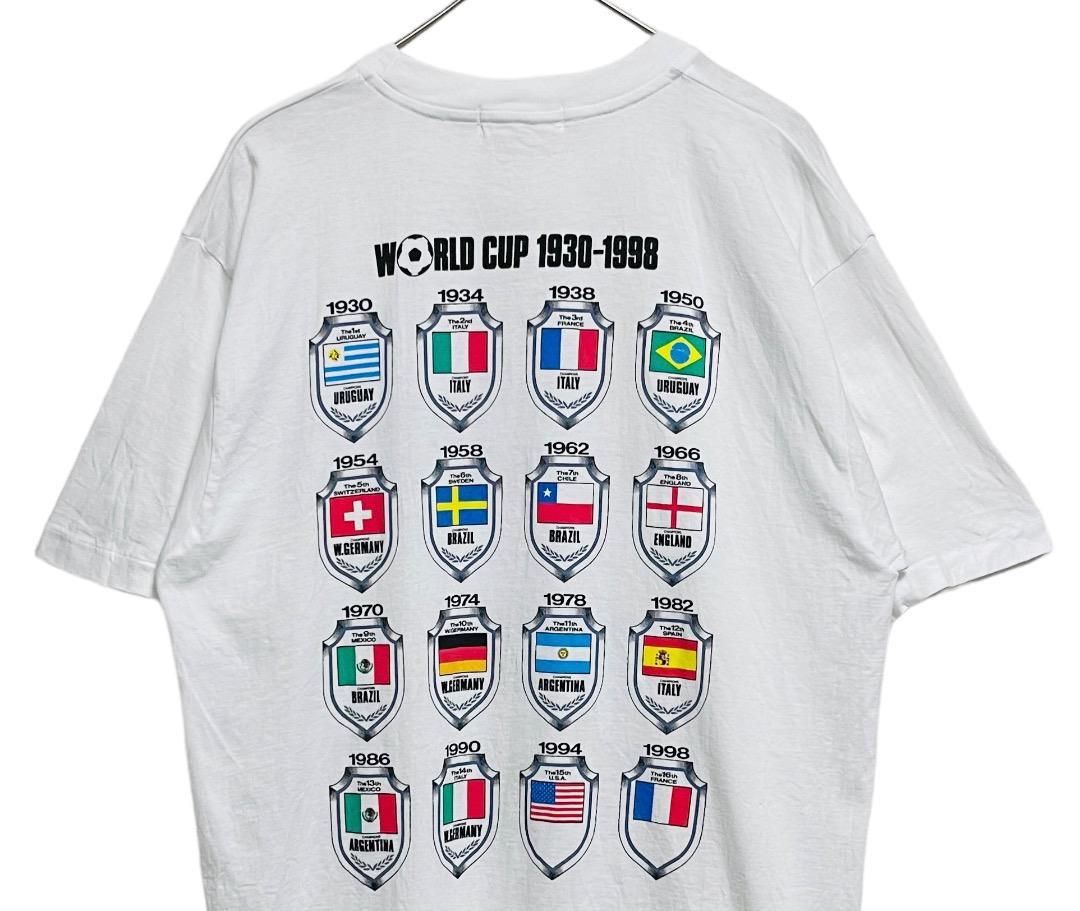 .90s ワールドカップ 1930-1998 サッカー 日本代表 半袖 Tシャツ