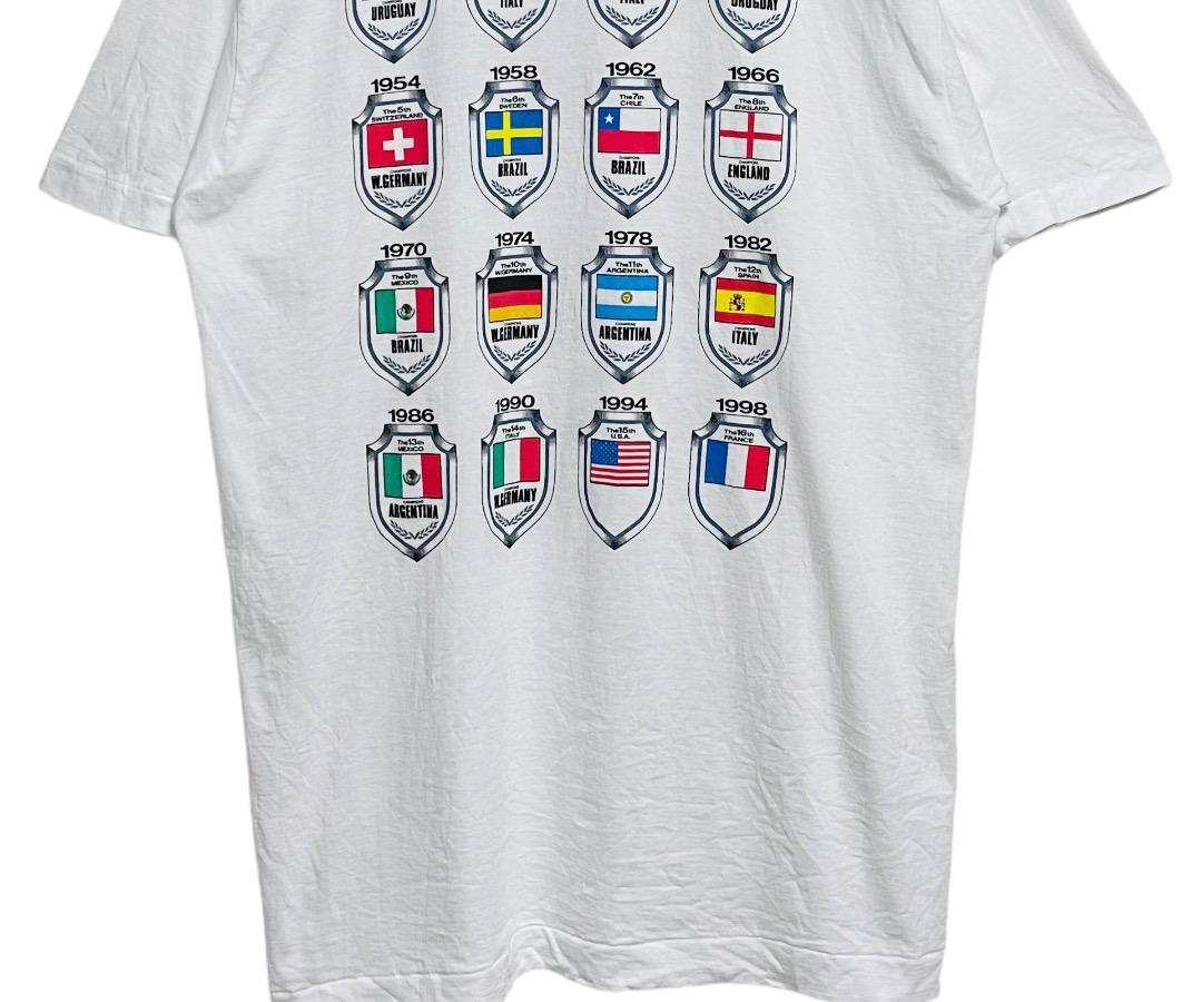 .90s ワールドカップ 1930-1998 サッカー 日本代表 半袖 Tシャツ