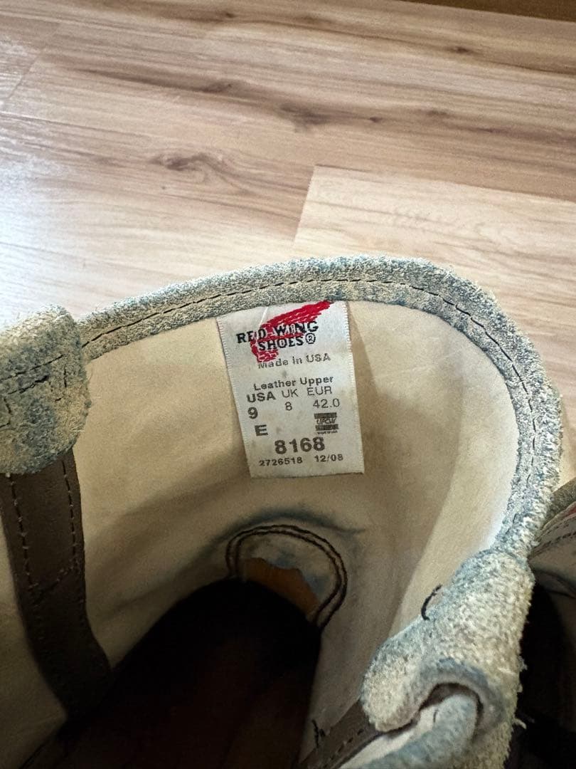 Red Wing 8168 スエード　ペコス