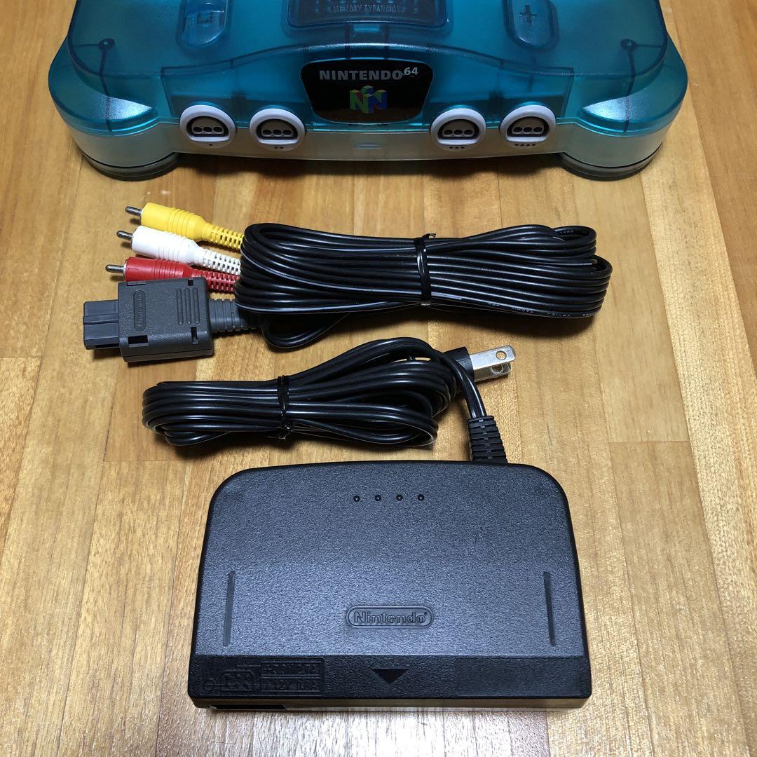 ニンテンドー64本体⭐︎限定カラークリアブルー！メモリー拡張