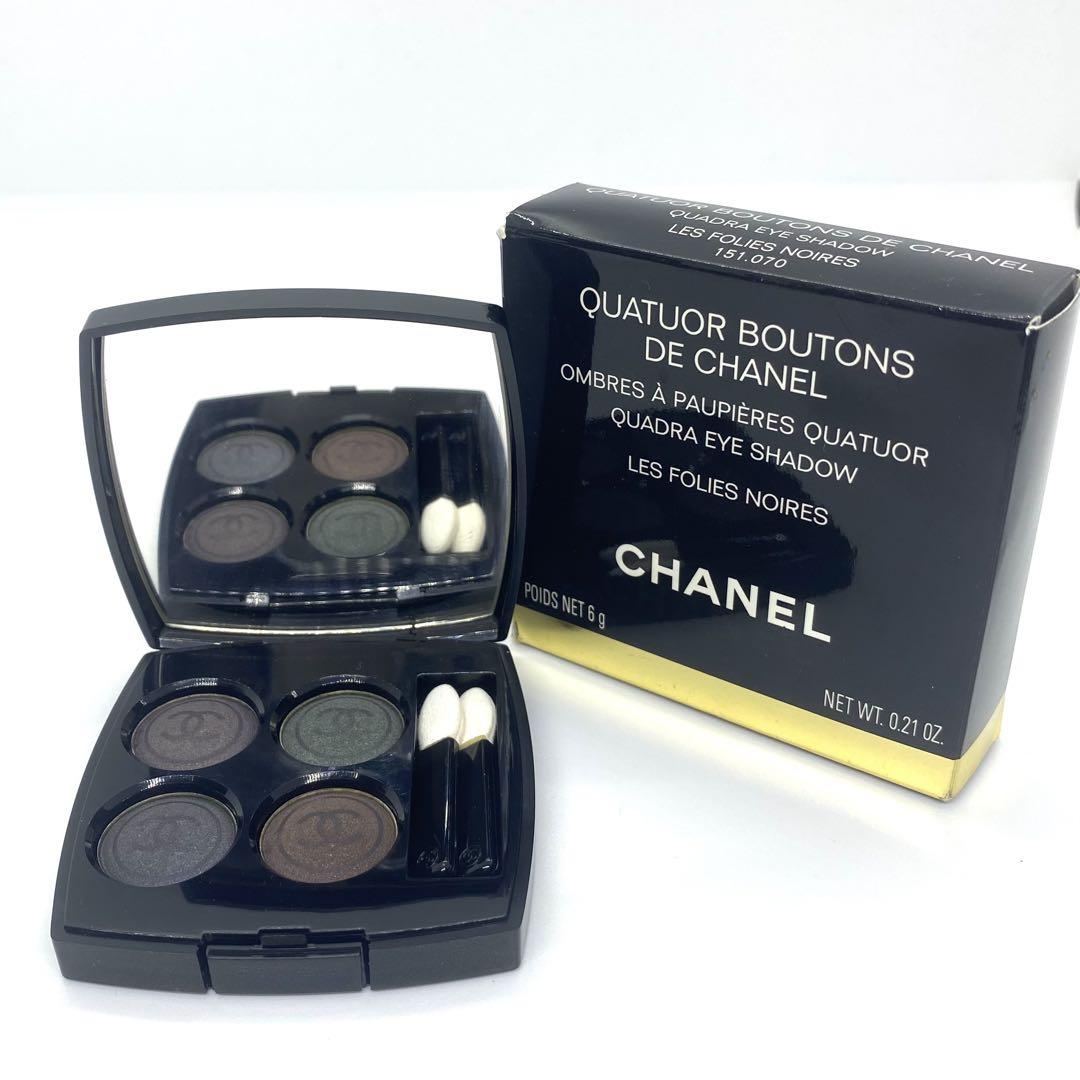 CHANEL クワトル　ブトン　ドゥ　シャネル　フォリ　ヌワール　アイシャドウ