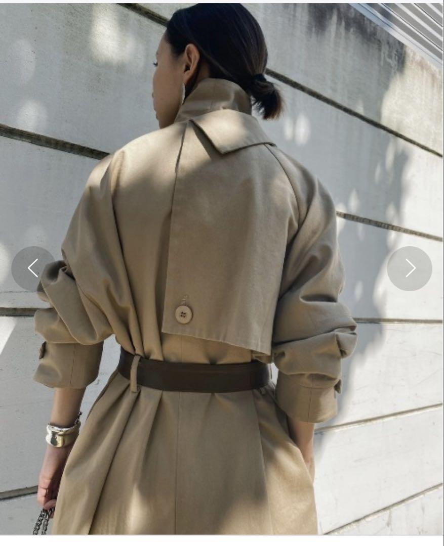 ジャケット・アウター Ameri ASYMMETRY STAND COLLAR COAT