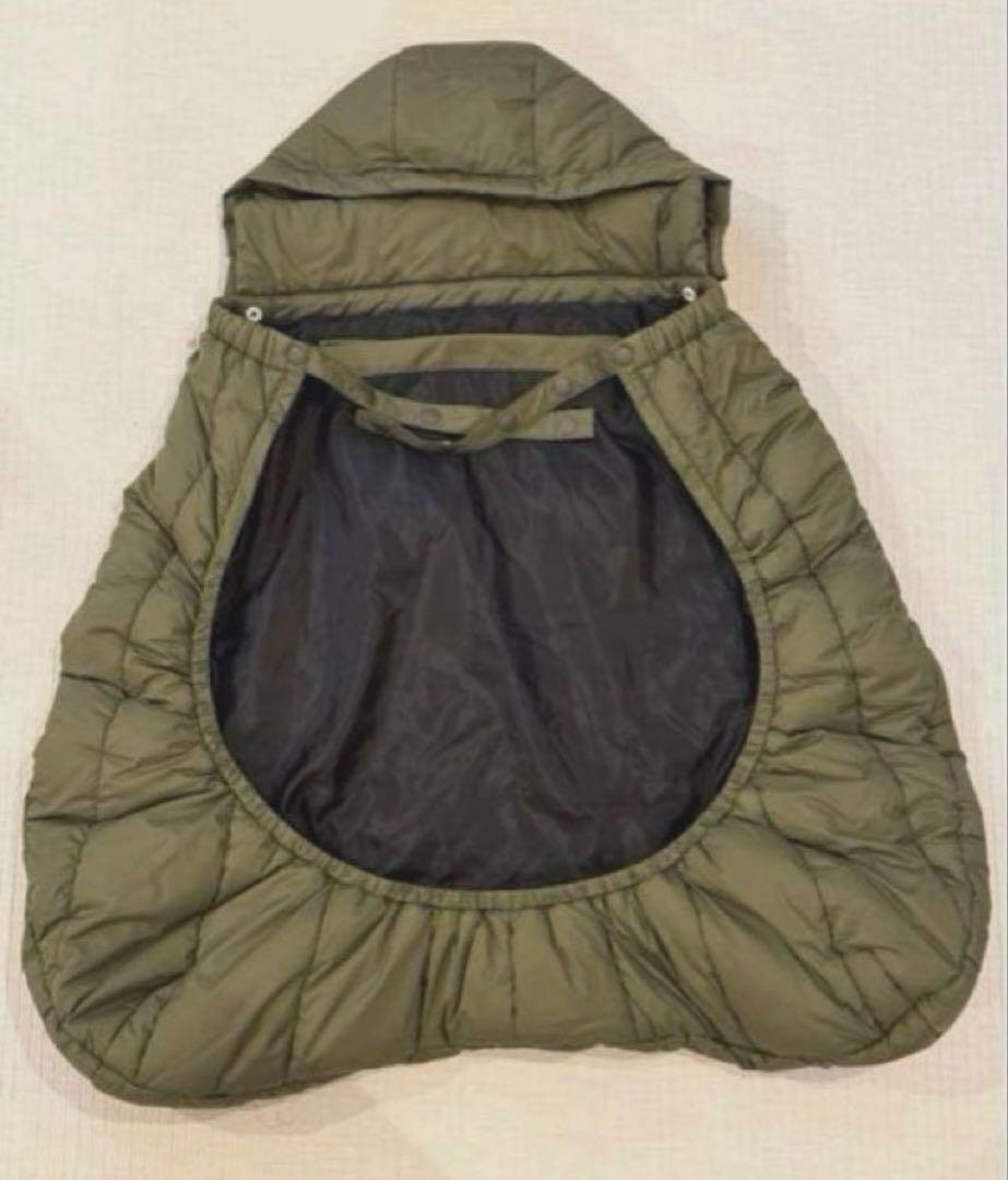 THE NORTH FACE 抱っこ紐　ケープ　カーキ ノースフェイス ベビーシェルブランケット カーキ キャリー