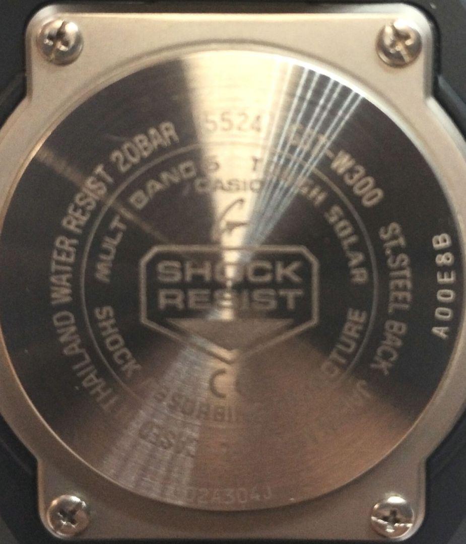 美品　GST-W300-1AJF　CASIO G-SHOCK　G-STEEL