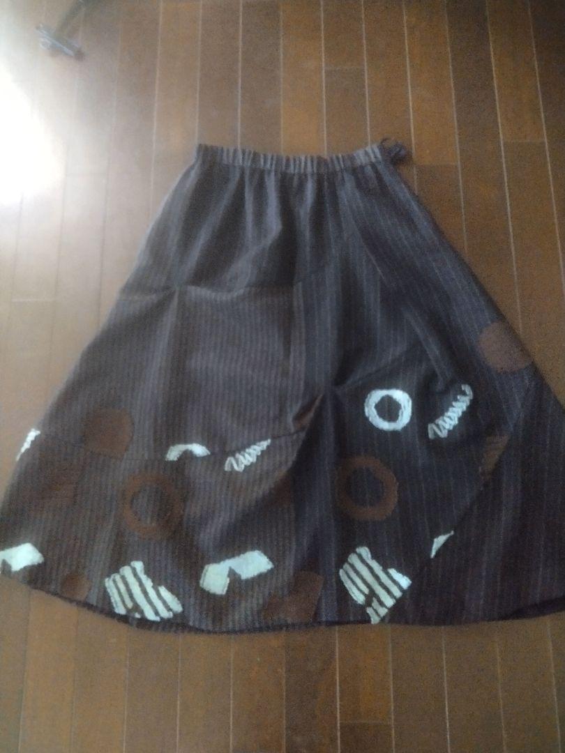 慈雨  ウールロングスカート フリーサイズ
