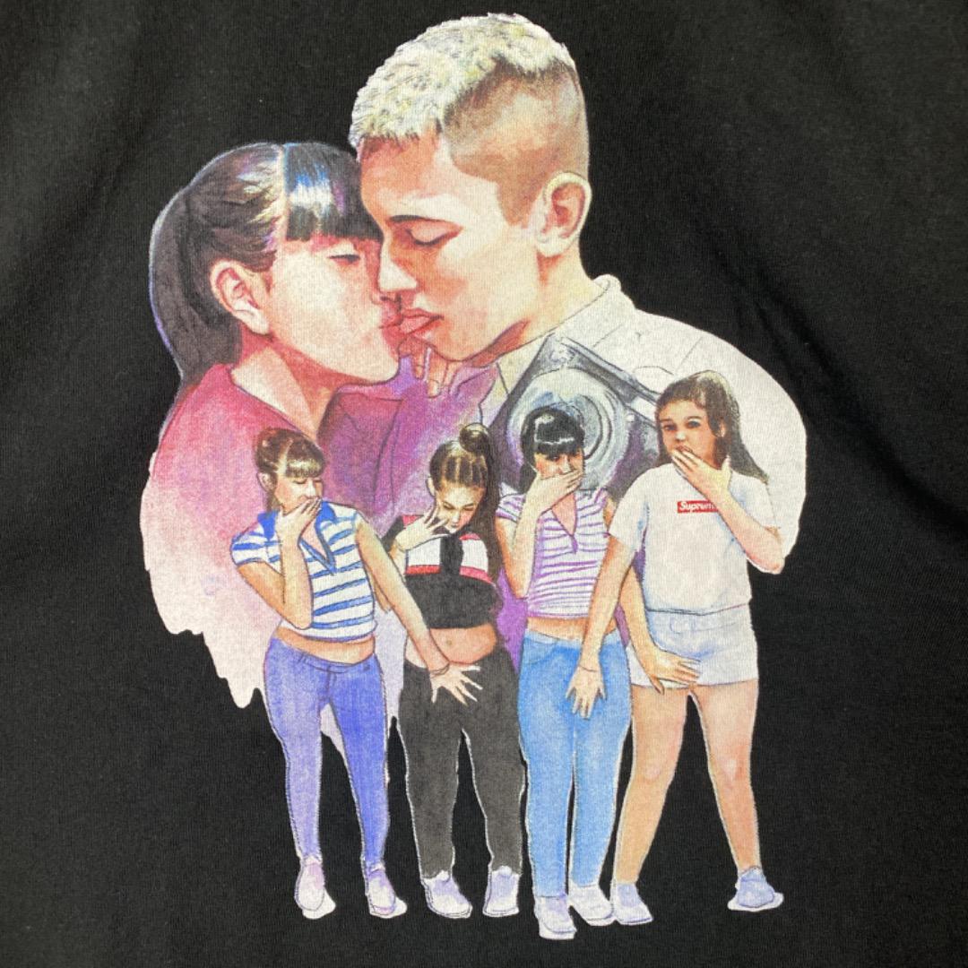 Supreme☆シュプリーム 23SS WEEK18 キス プリント Tシャツ