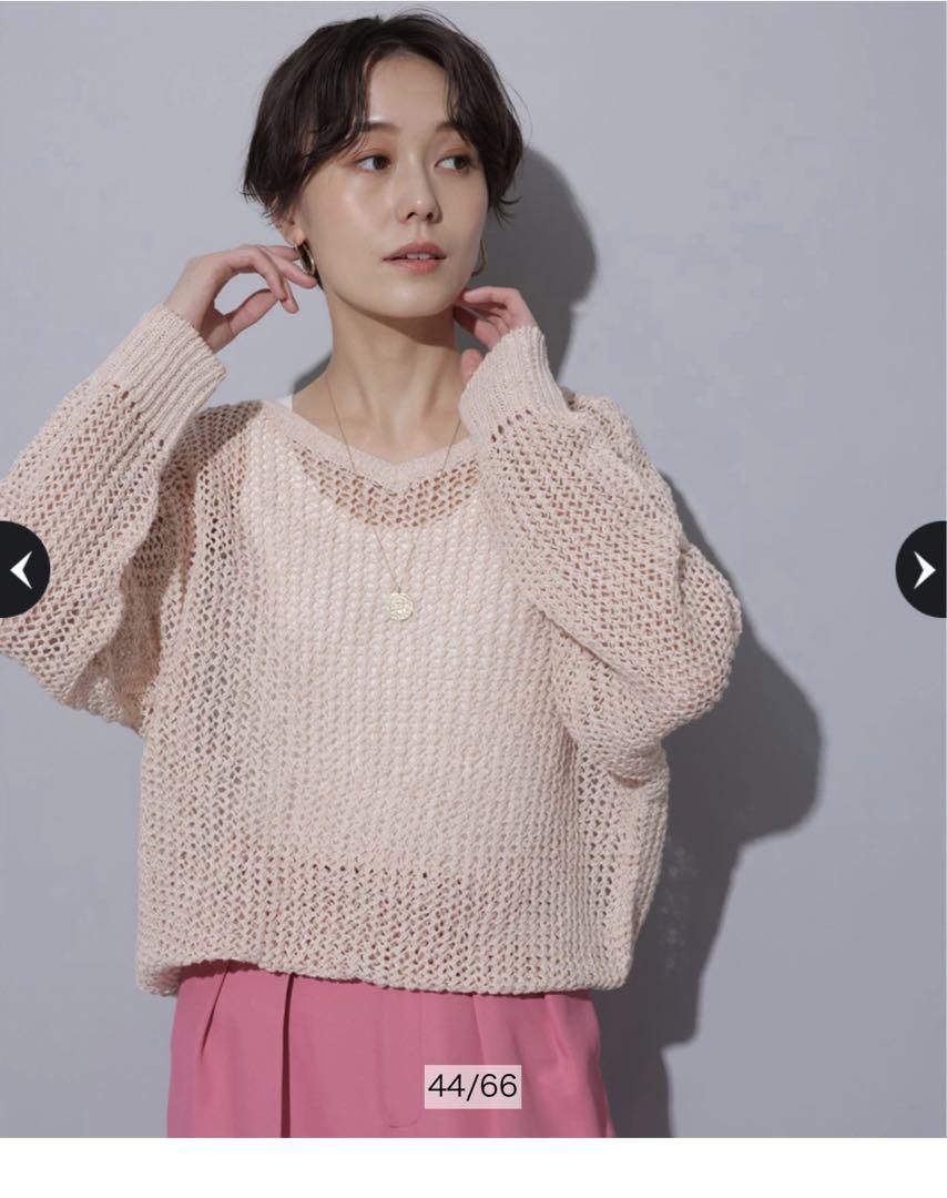 人気提案 Arpege story新品タグ付き前後2wayニット ニット/セーター