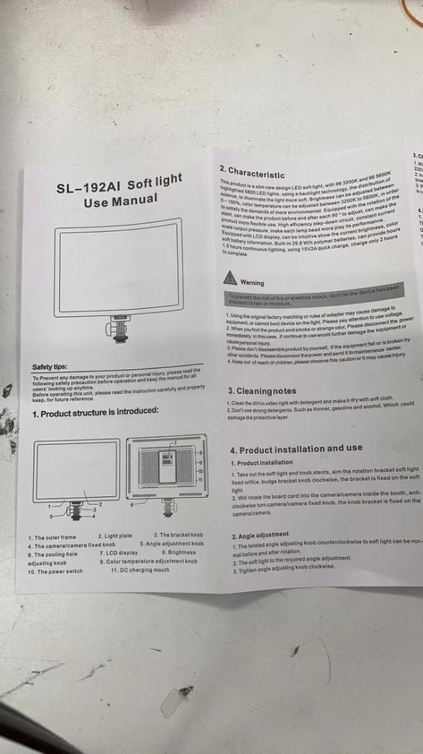 2022 SL-192AI デジタル一眼レフ ビデオカメラ用 LED SOFTLIGHT 0RVwy-m73153850675 HOTSALE