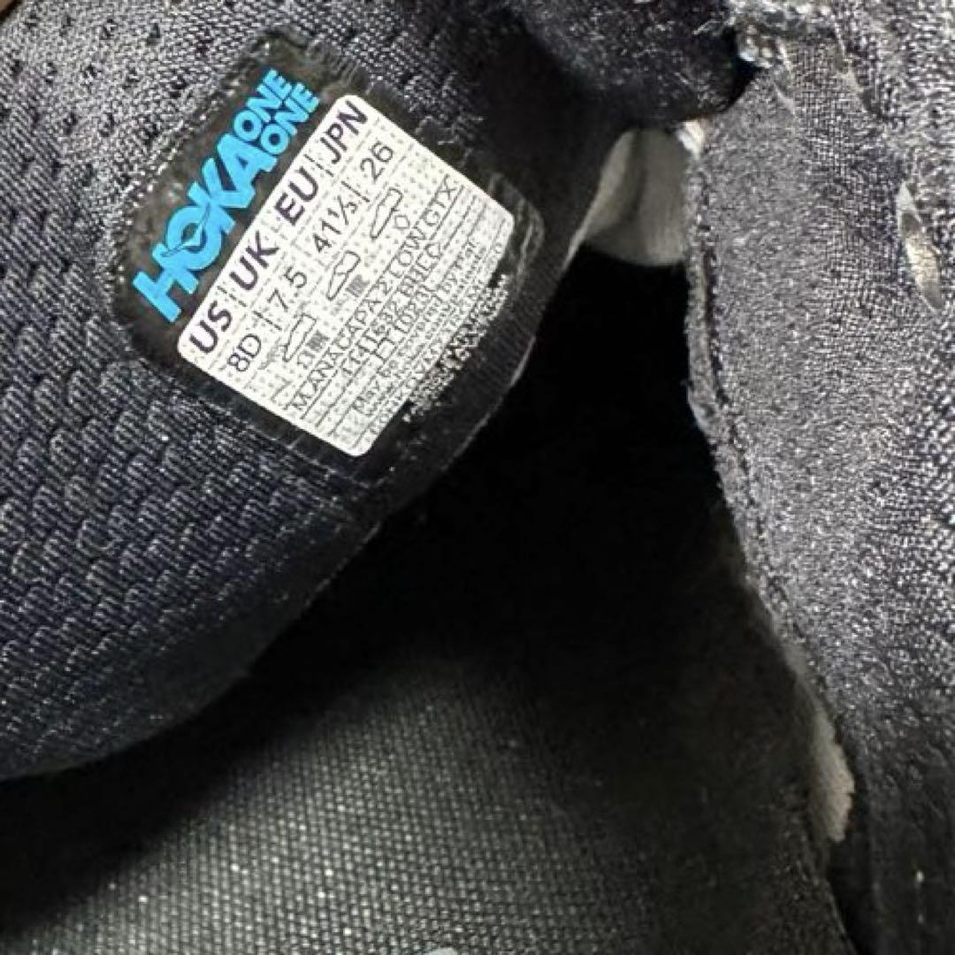HOKA ホカ ANACAPA 2 LOW GTX ブラック 26.5cm