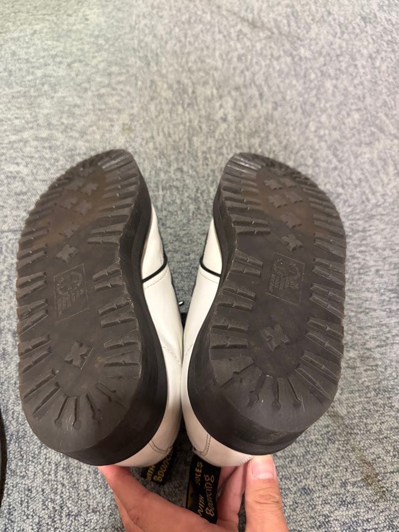 Dr. Martens ホワイト ローファー UK8 ドレスシューズ