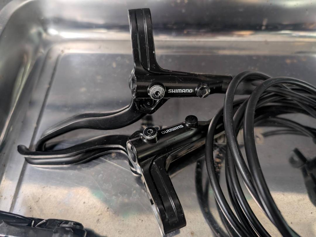 油圧ブレーキSHIMANO BL-MT401/BR-MT420　前後