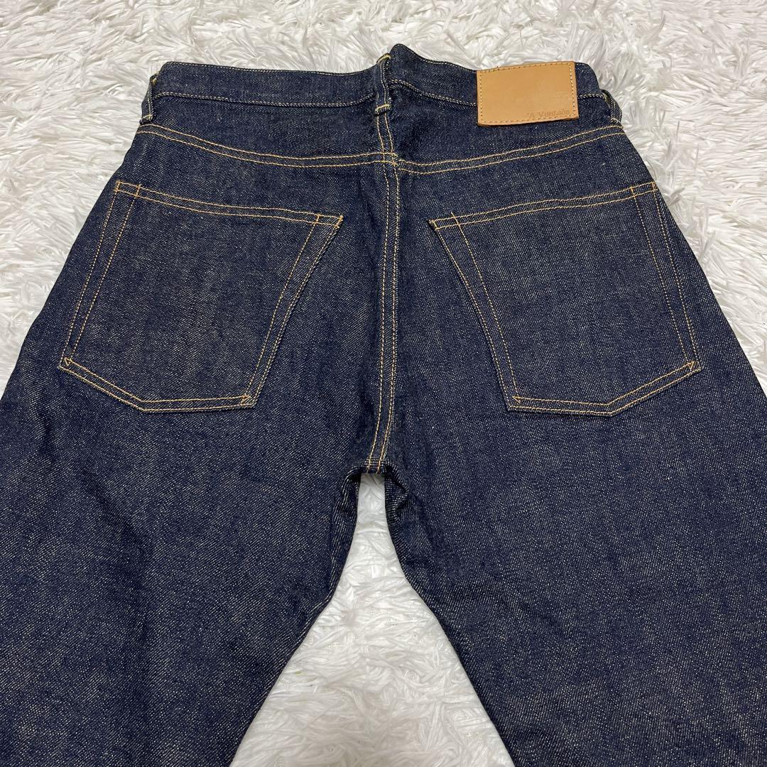 【美品】アボンタージ スリムフィット デニムジーンズ 日本製 赤耳 濃紺 W28 児島ジーンズ 濃紺 ジーパン デニム 太め w 日本製 赤耳 - メルカリ