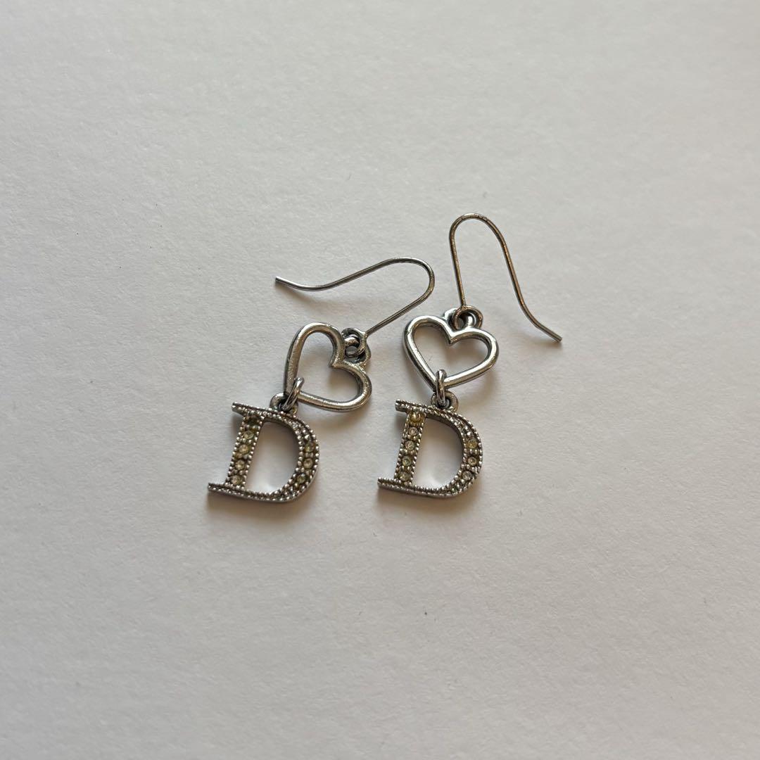 【美品】ディオールビンテージハートピアス
