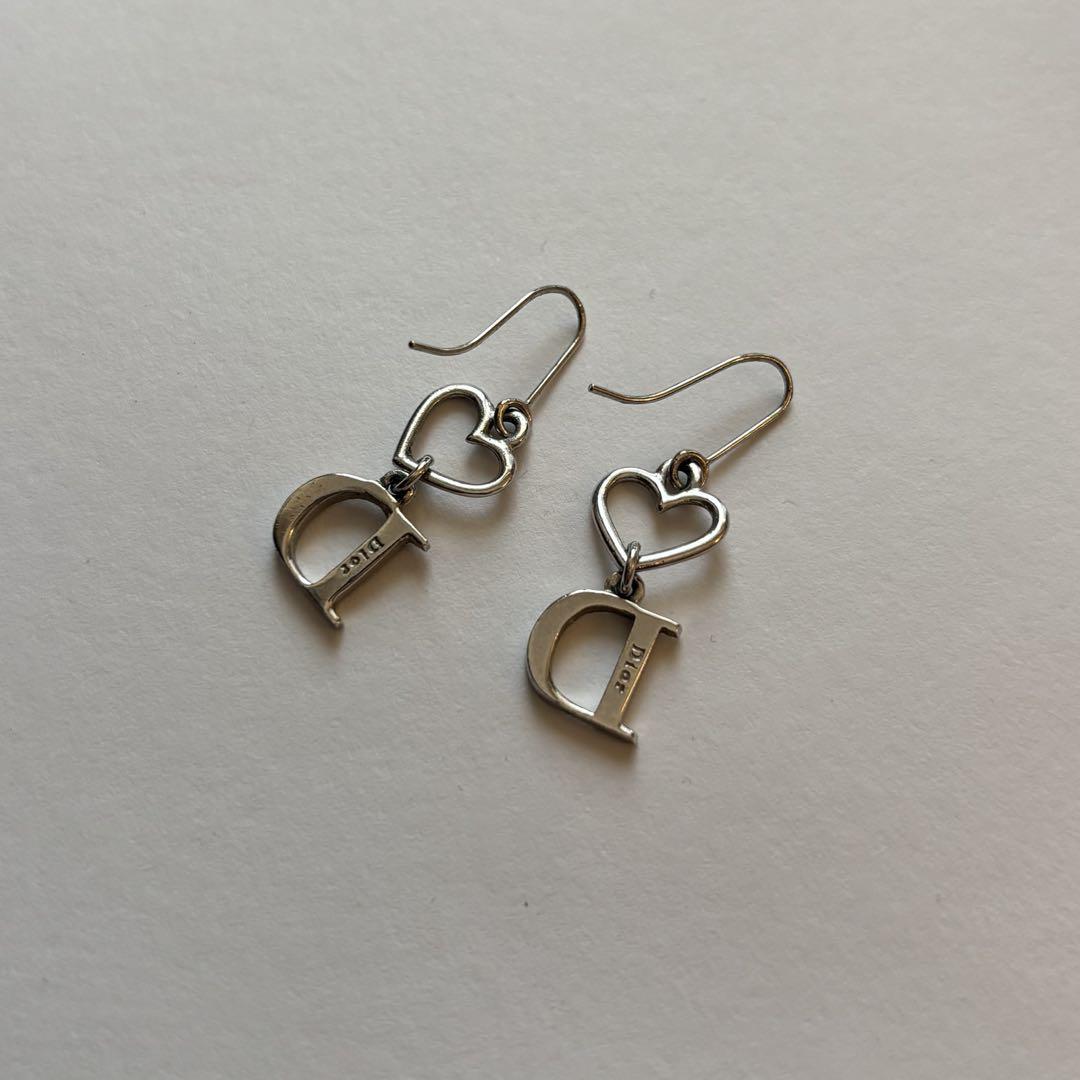 【美品】ディオールビンテージハートピアス