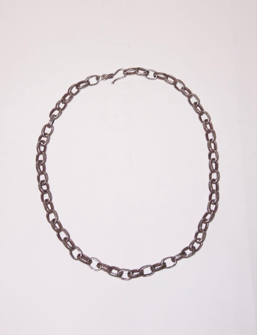 カレンシルバー 手彫り チェーンネックレス 80 s〜00 s