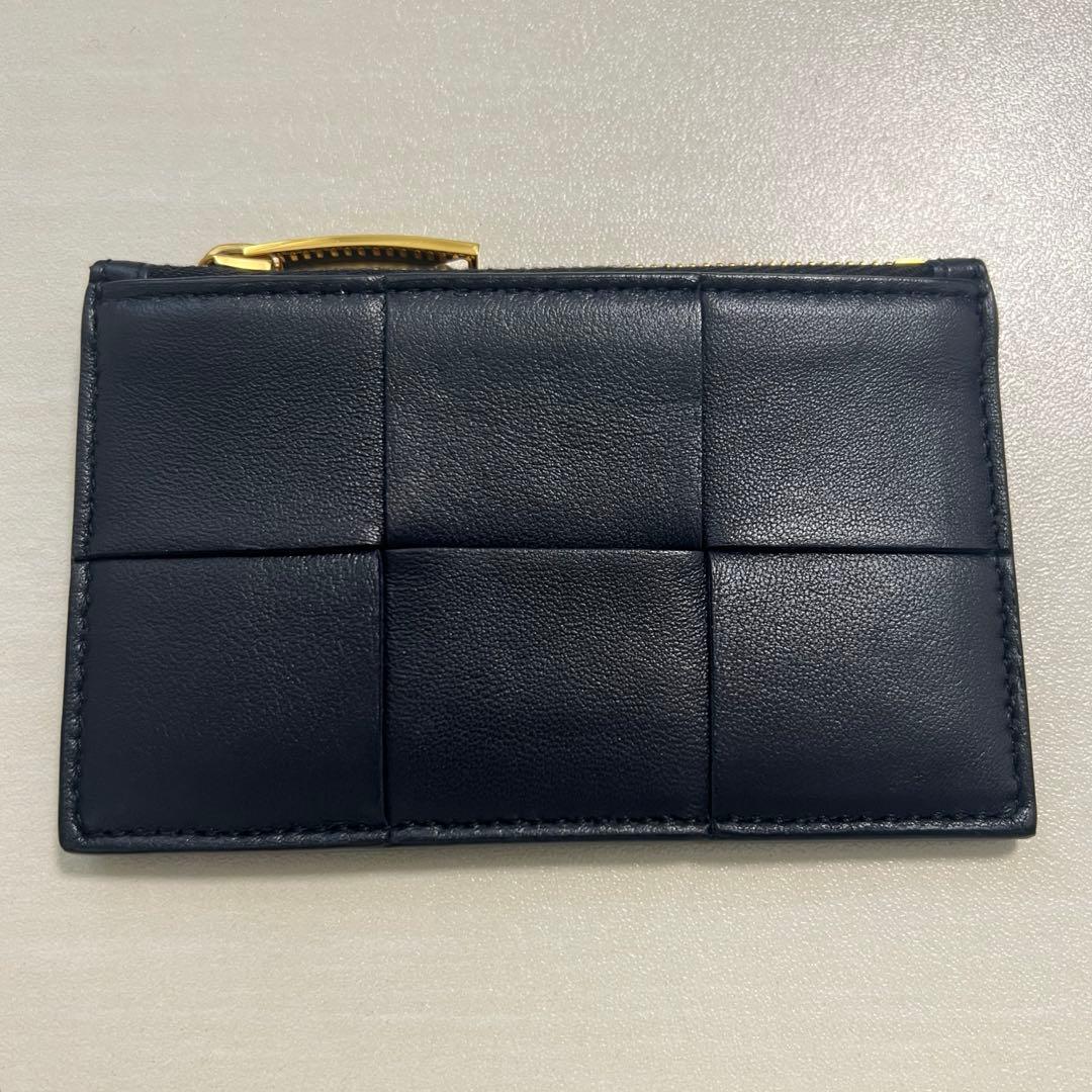 未使用級　ボッテガヴェネタ　フラグメントケース　ネイビー
