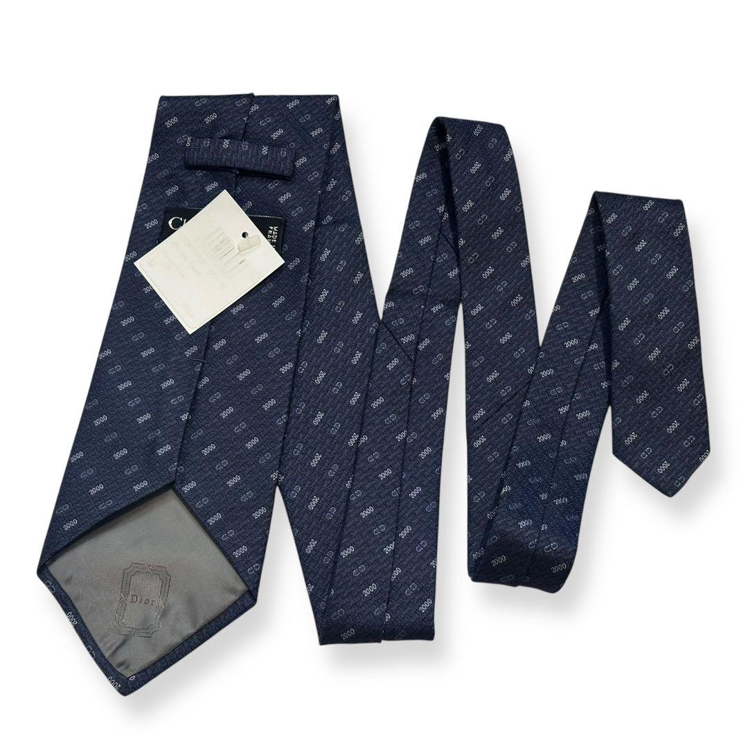 未使用✨ChristianDior ネクタイ　CDロゴ　2000年　トロッター