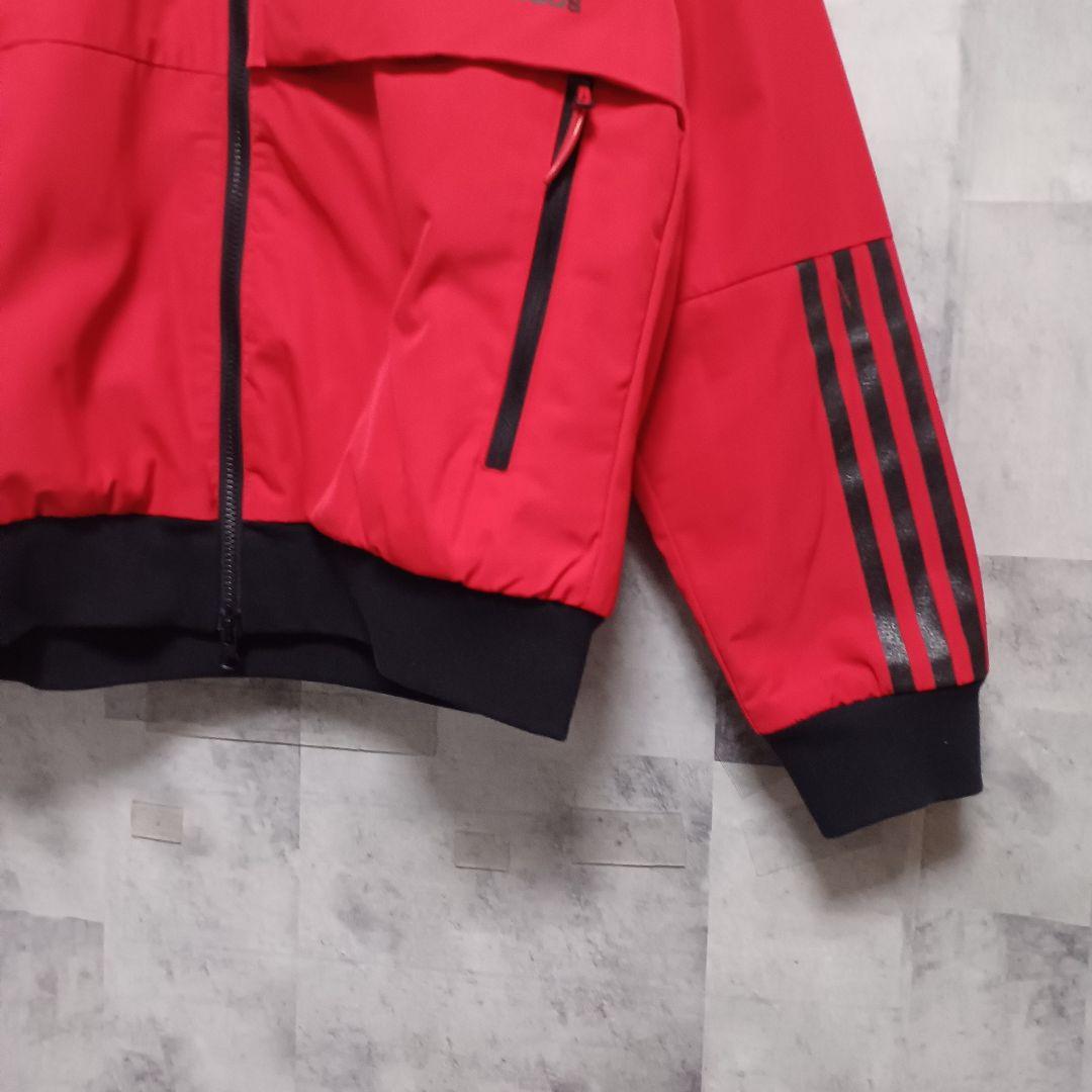 adidas アディダス メンズ ナイロンジャケット(裏地有) M 赤