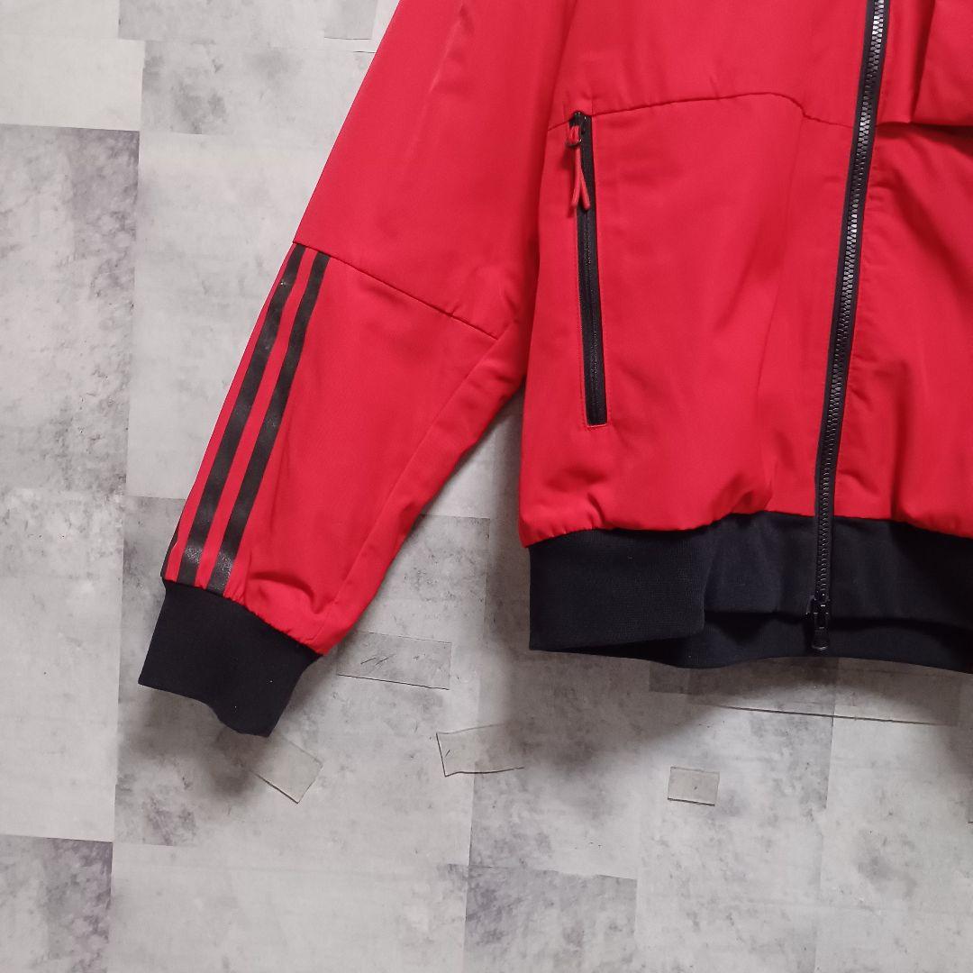 adidas アディダス メンズ ナイロンジャケット(裏地有) M 赤
