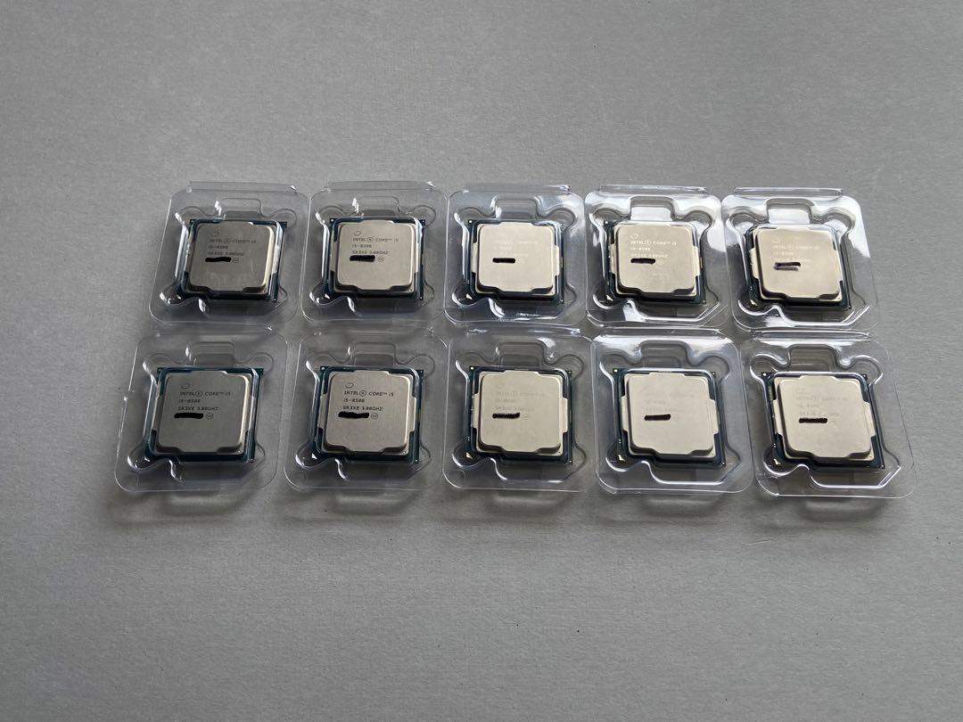 CPU INTEL CORE i5-8500 SR3XE 10枚 ジャンク 29,250円