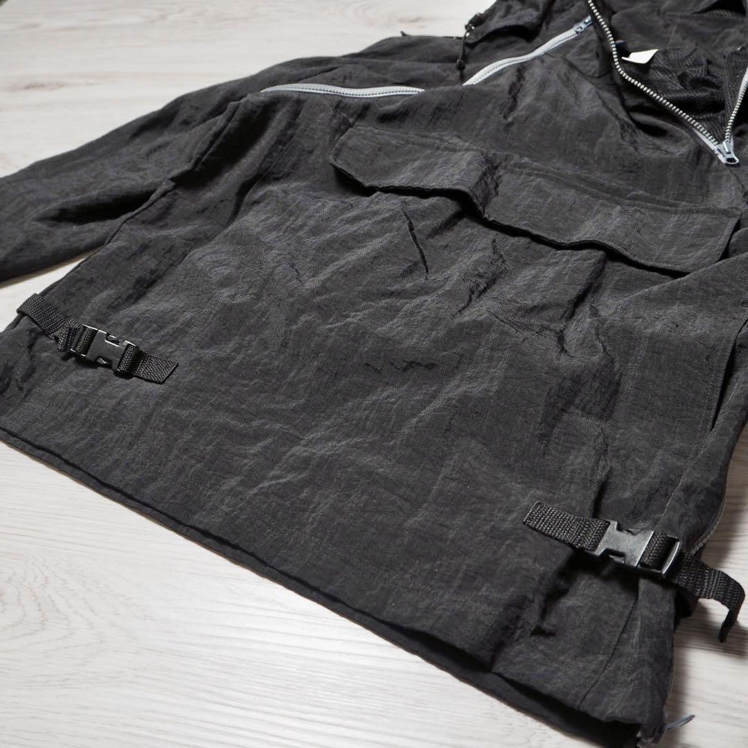 ジャケット・アウター 00s ARCHIVE DIAGONAL ZIP NYLON JACKET