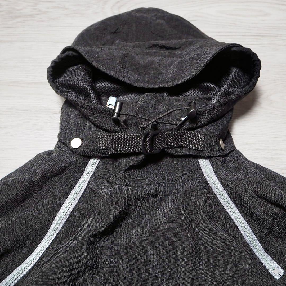 ジャケット・アウター 00s ARCHIVE DIAGONAL ZIP NYLON JACKET