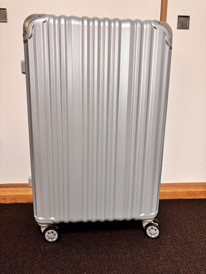 新品未使用 シルバー キャリーケース スーツケース L