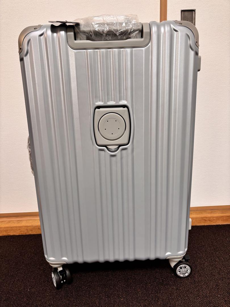 新品未使用 シルバー キャリーケース スーツケース L
