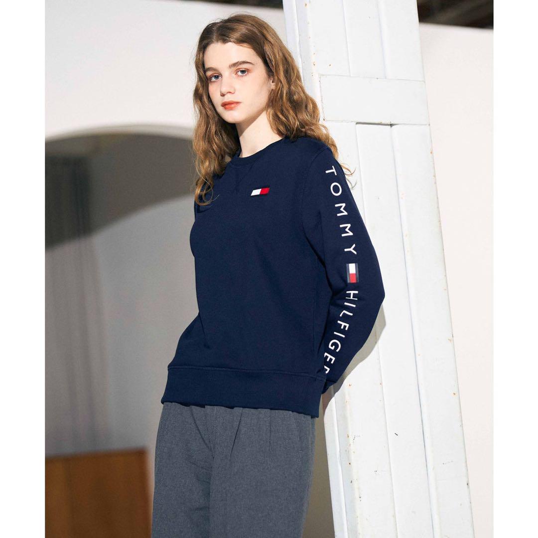 【1月限定価格】TOMMY HILFIGER フレンチテリー ロゴスウェット