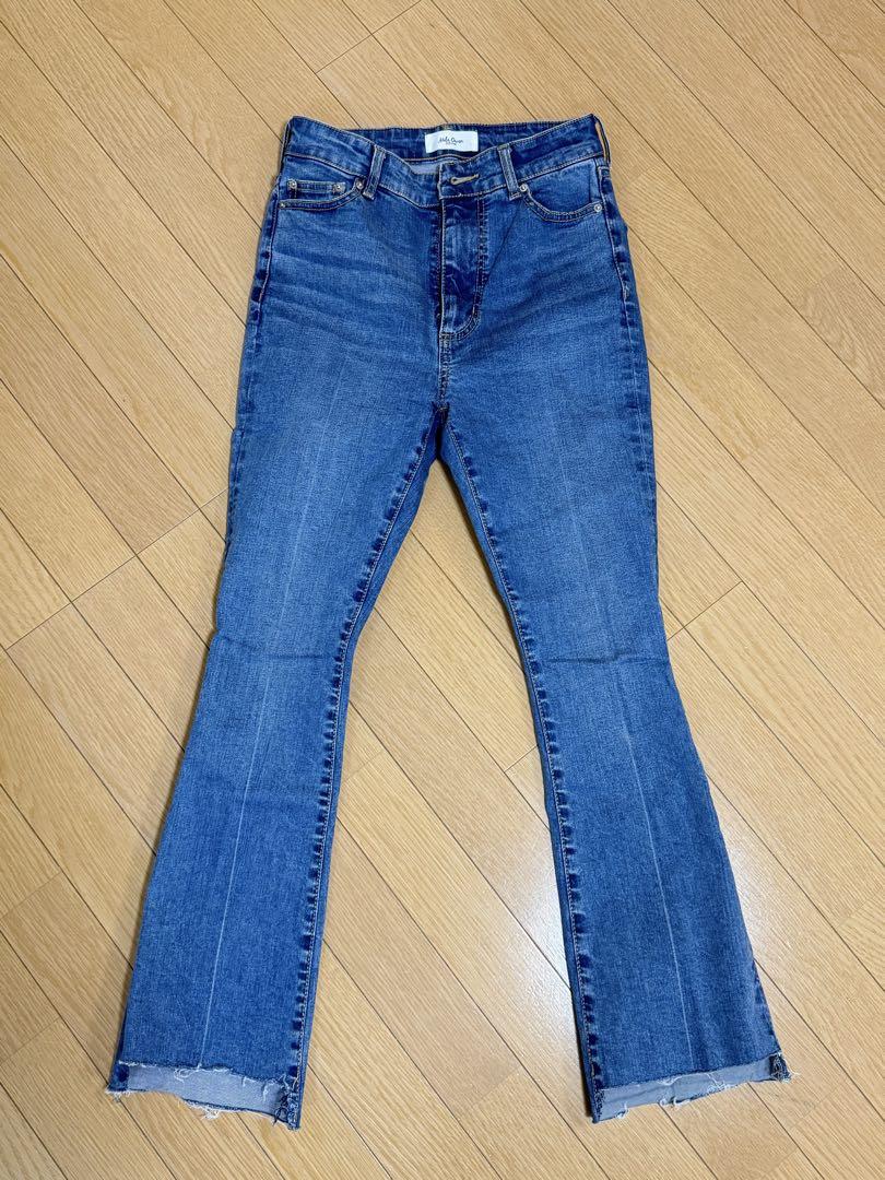 値下げ‼️Mila Owen フレアデニムパンツ ♡USED