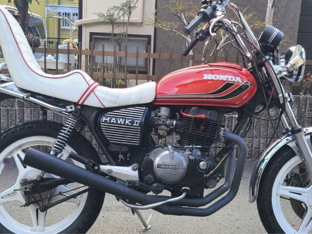 HONDA HAWKⅡ CB400T ヤカンタンク😁👍 - YouTube