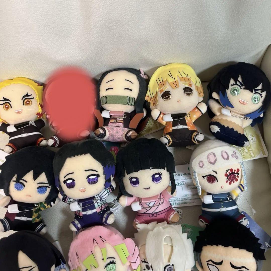 鬼滅の刃　くっつきぬいぐるみバッジ　14種セット