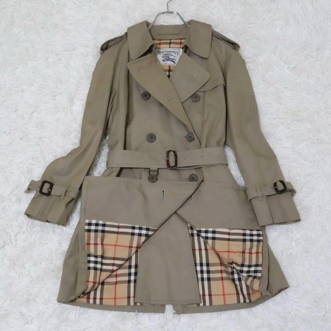 バーバリー　トレンチコート　ベージュ　ノバチェック