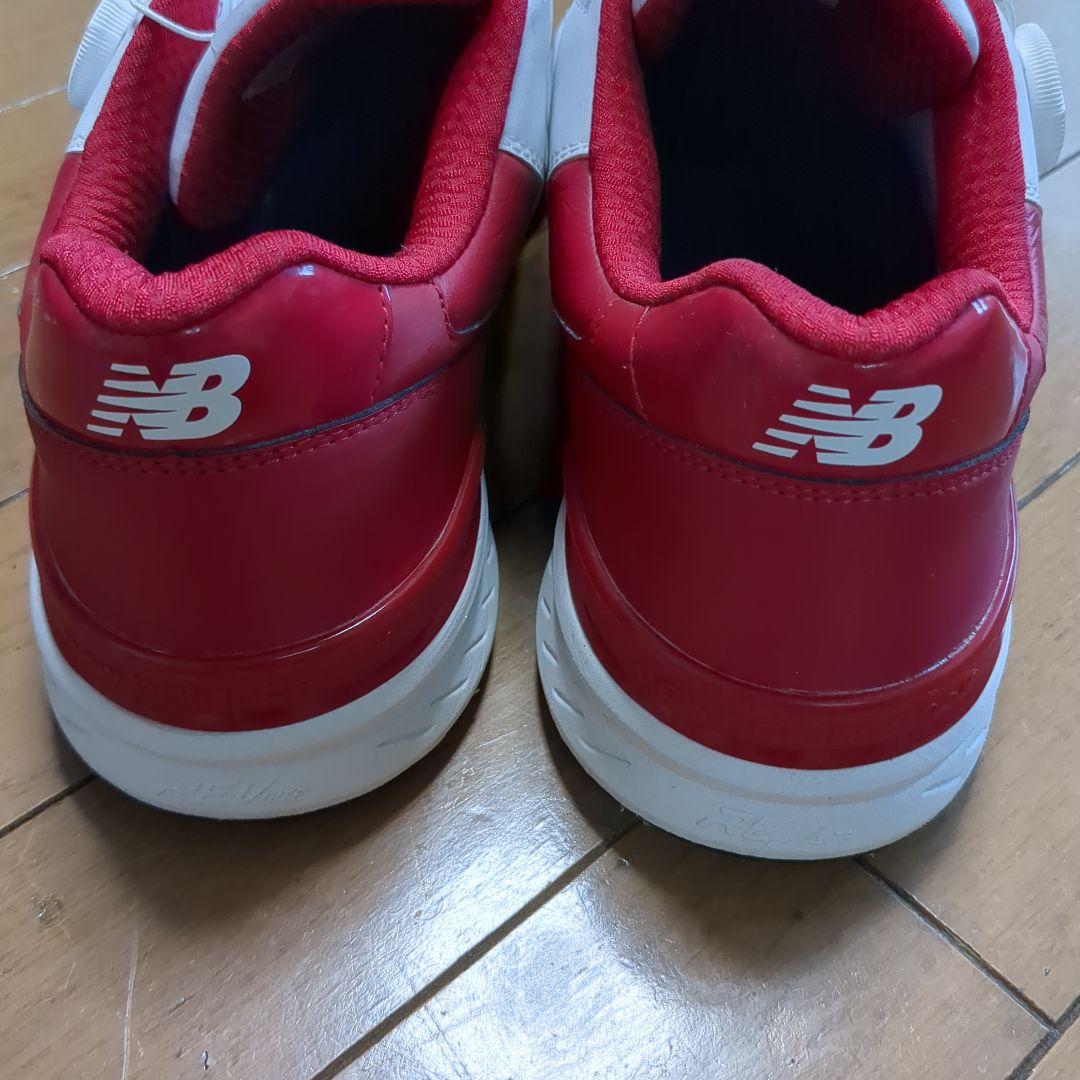 New Balance 996 ゴルフシューズ ホワイト/ネイビー/レッド