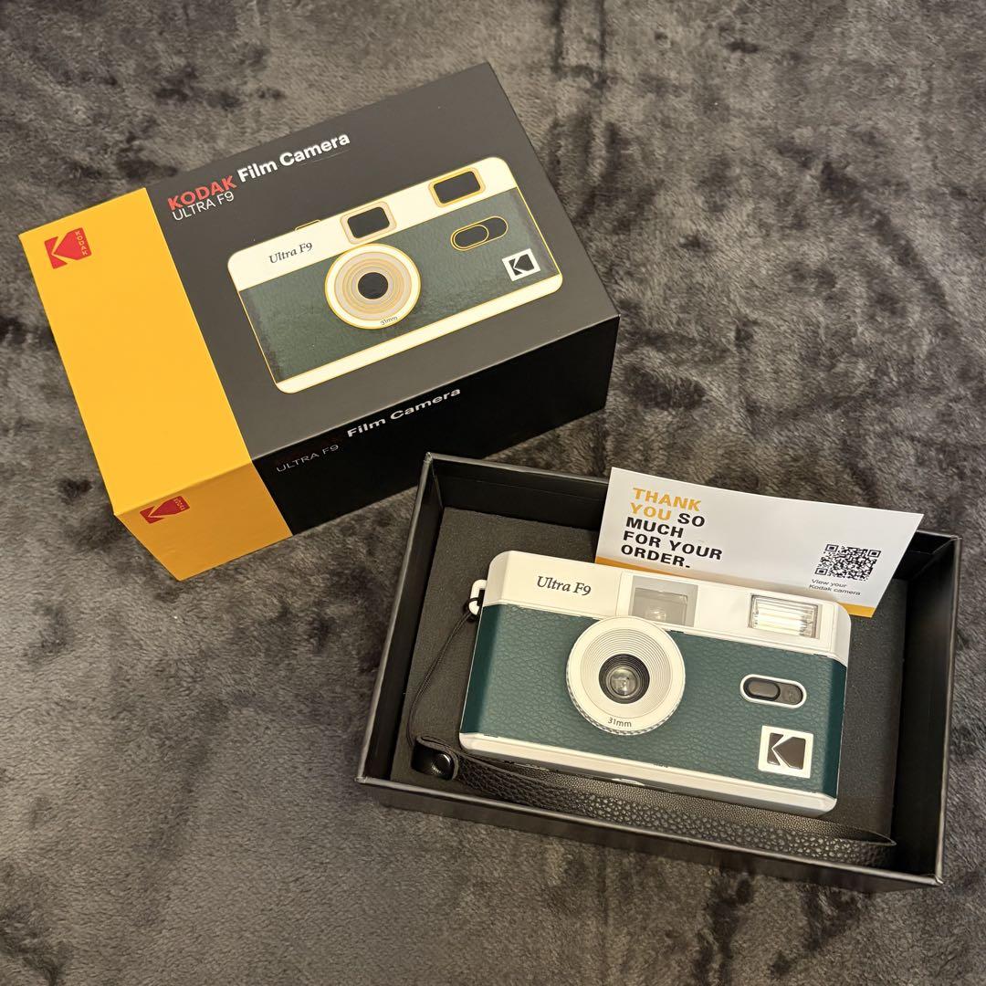 KODAK ULTRA F9 コダック フィルムカメラ ホワイト×グリーン