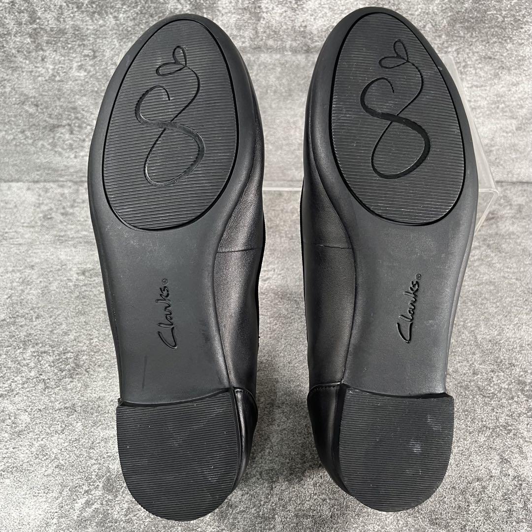美品✨　Clarks バレエシューズ クチュールブルーム フラットパンプス 黒