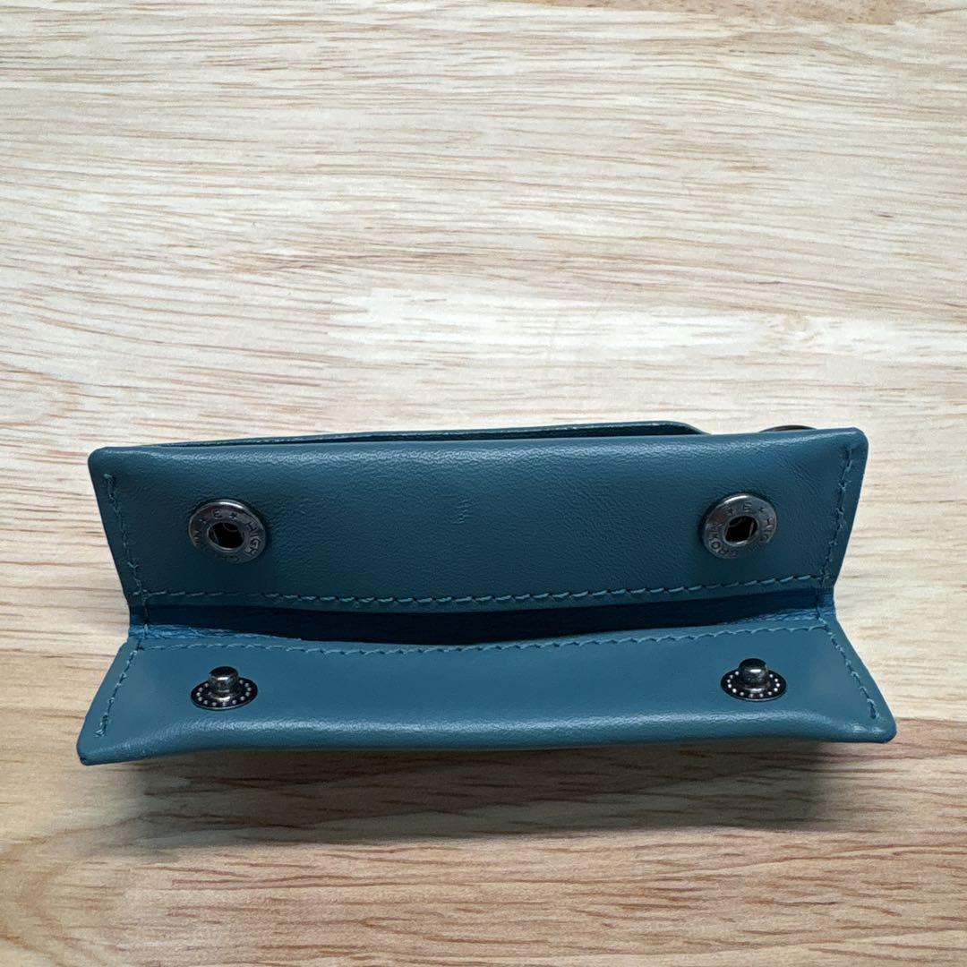 abrAsus 小さい小銭入れブッテーロターコイズ