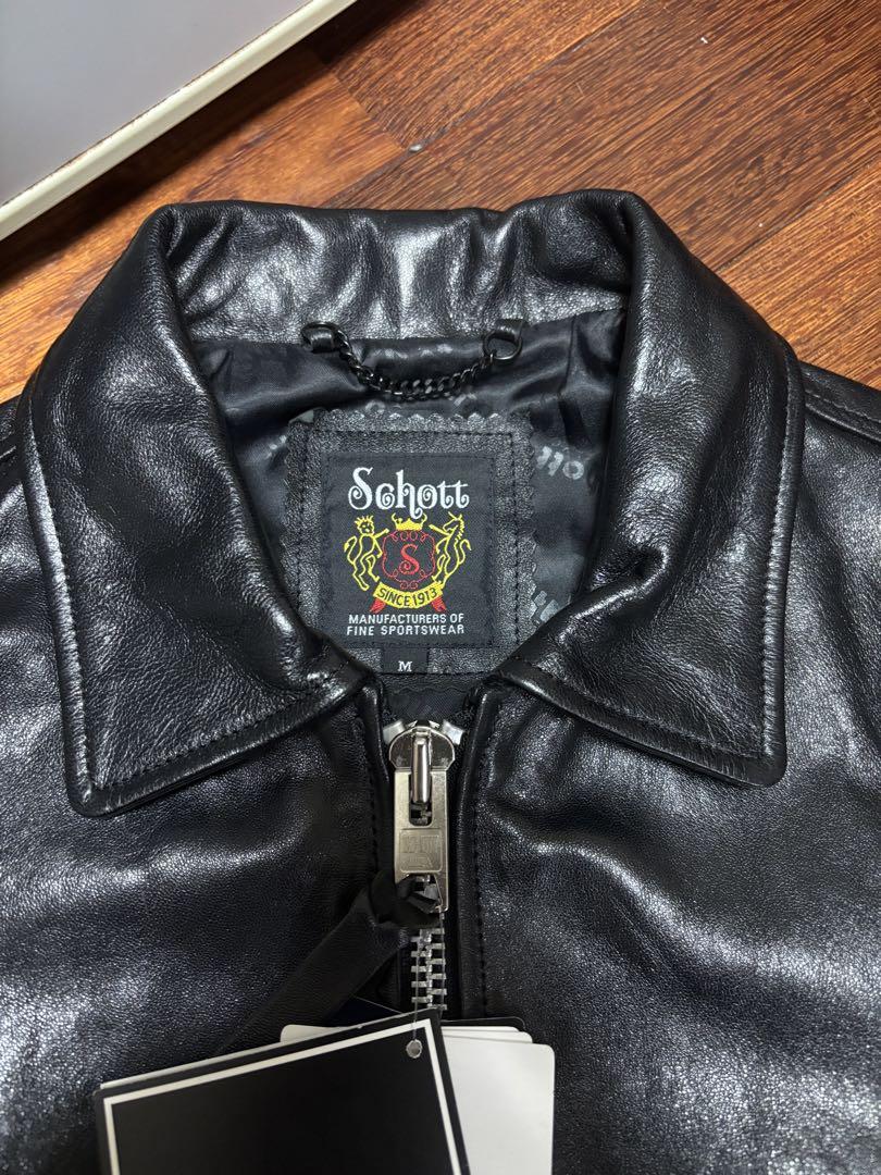 【新品】schott ライダース　シングル　ラムレザー　ショット　3101054