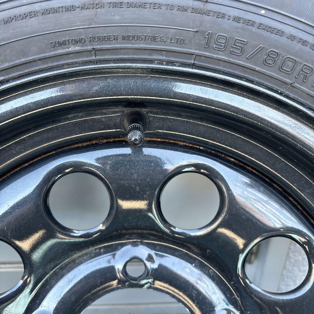 スズキ ジムニーシエラ 純正 AT20 195/80R15 背面タイヤ用に