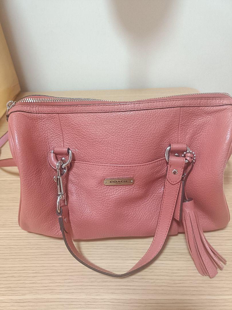 COACH ショルダーバッグ　オレンジ