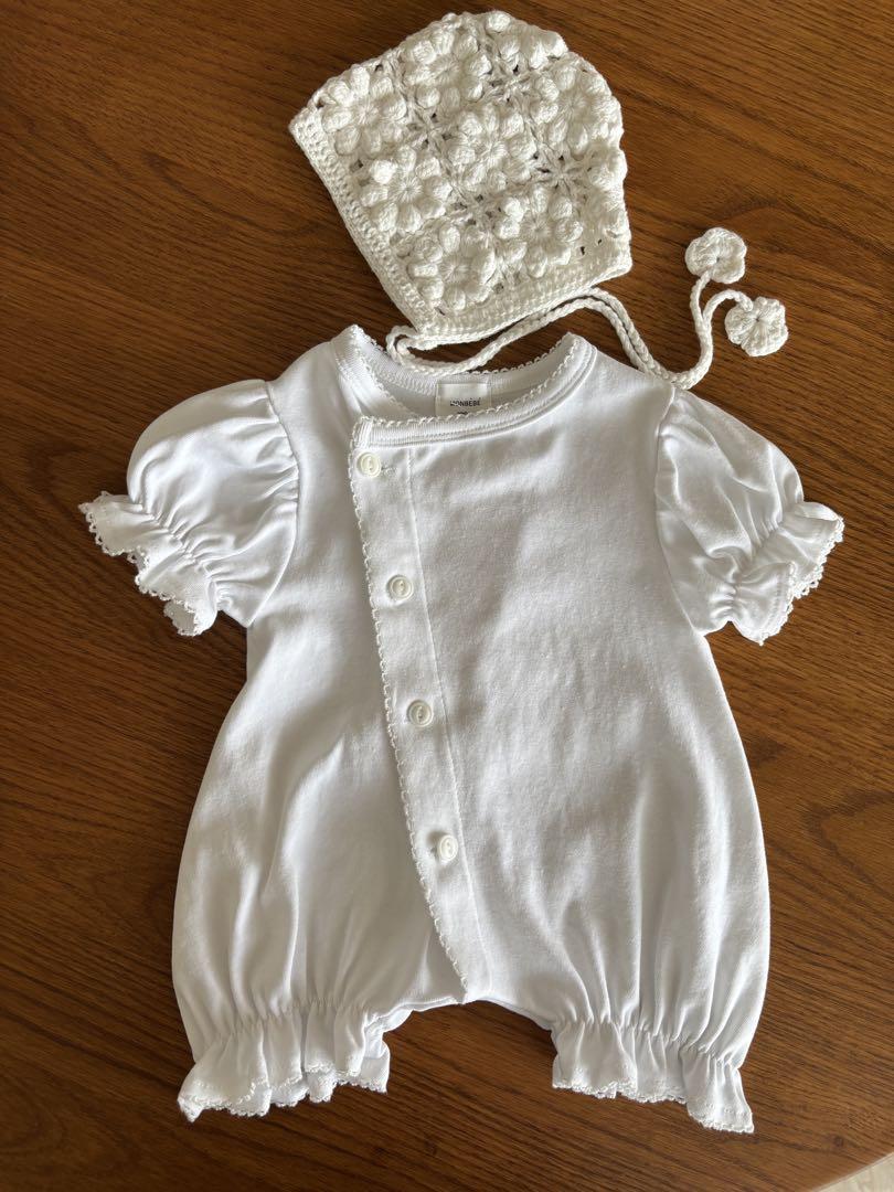 MONBÉBÉ 退院着 帽子