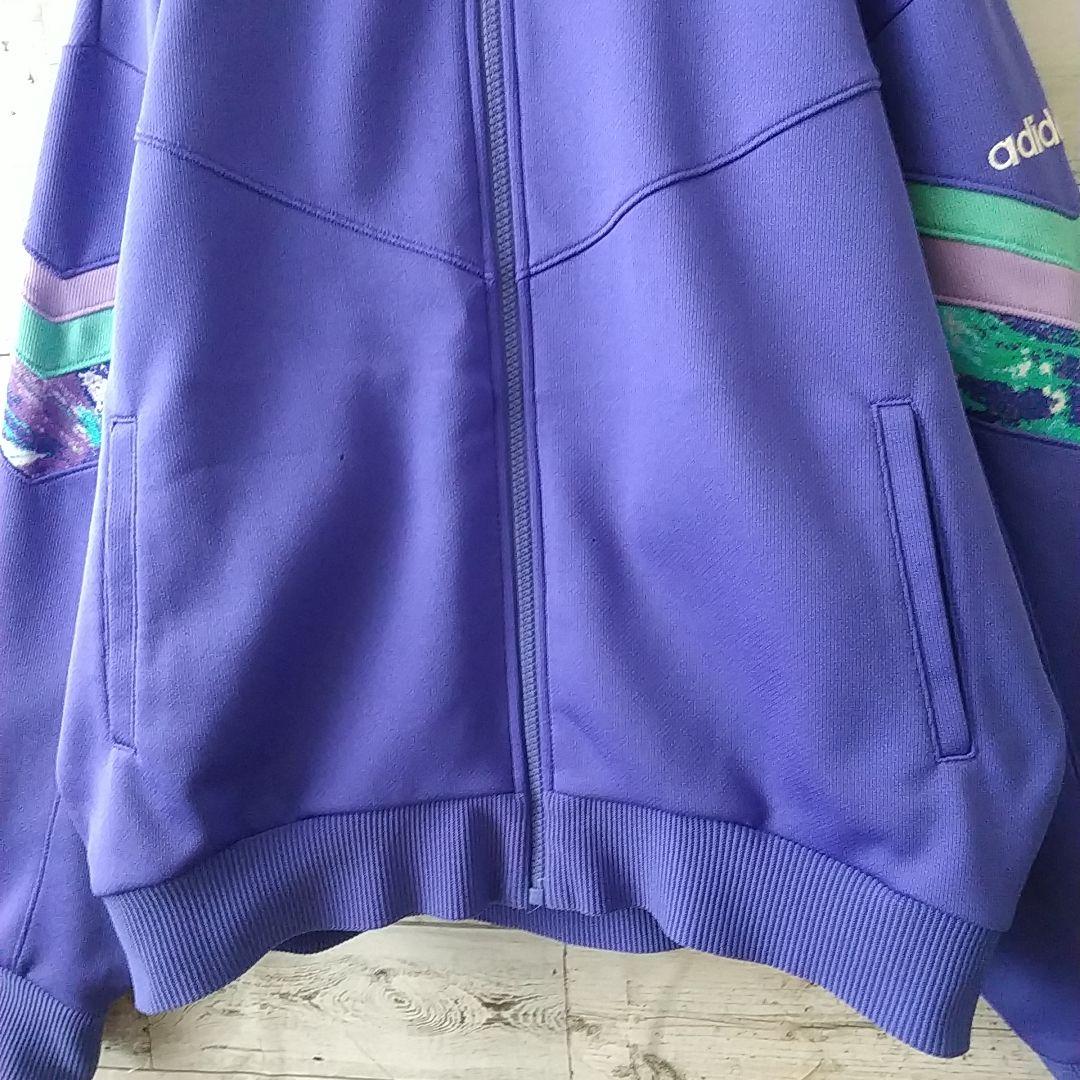 90s アディダス 刺繍ロゴ ジャージ セットアップ デサント製