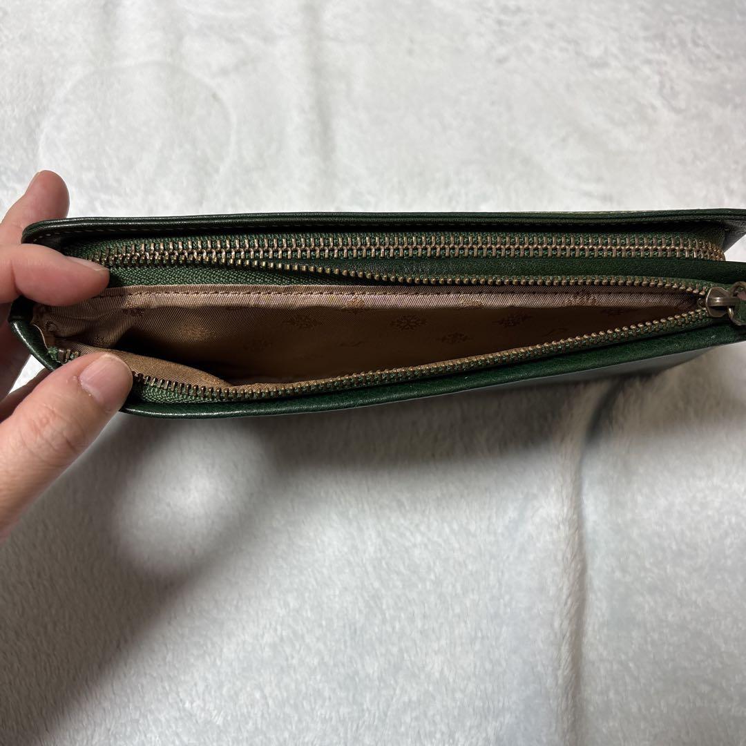 新品未使用　ダコタ　Dakota トリコローレ　長財布　グリーン