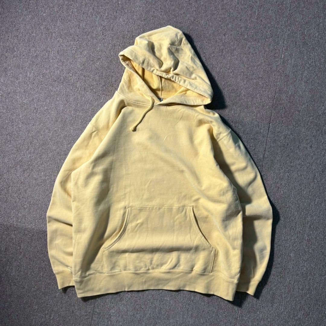 OLD UNIQLO 00s XXL プルオーバー パーカー イエロー