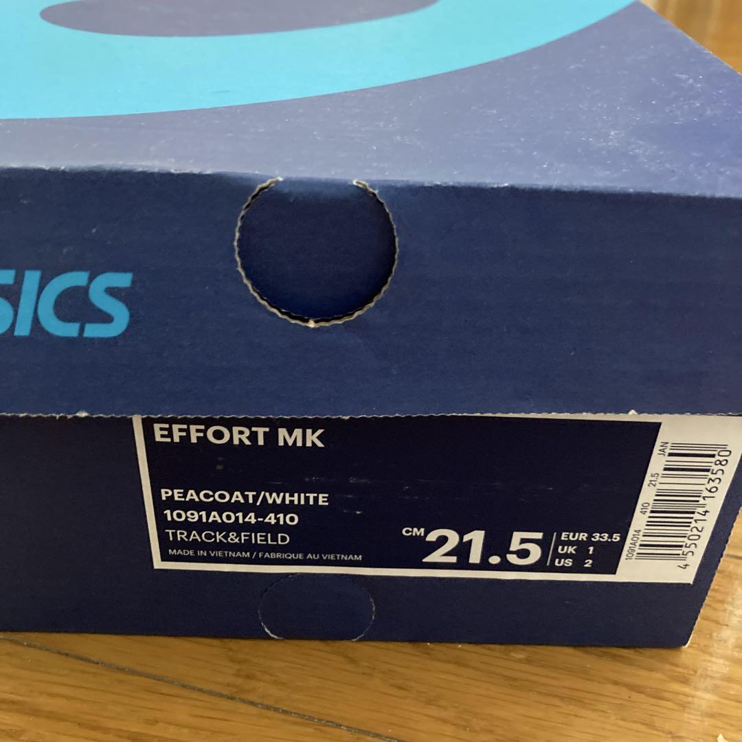 ASICS スパイクシューズ ネイビー/ピンク