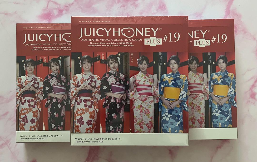 ジューシーハニー PLUS #19 新品未開封3ボックス シュリンク付き