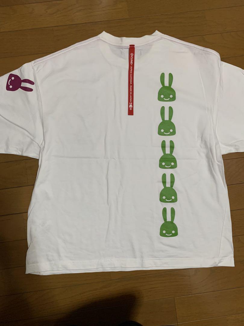 キューン　うさぎ　Tシャツ　白 トップス