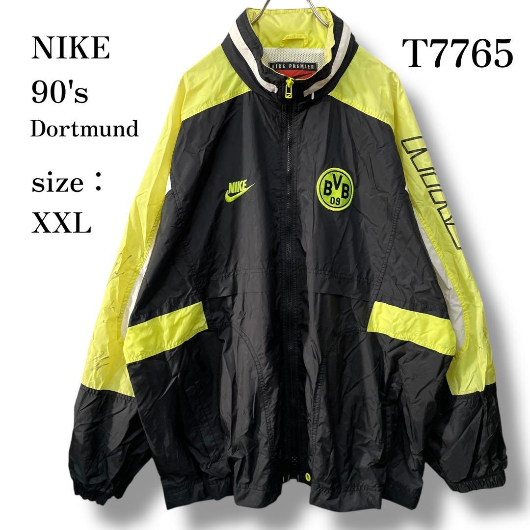 直筆サイン 90 s ドルトムント NIKE ナイロンジャケット サイズXXL2XL 3L NIKE